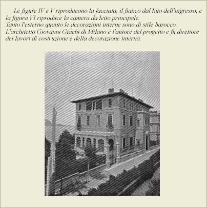 La Villa in una immagine d'epoca