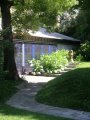 view of the pavilion from the garden